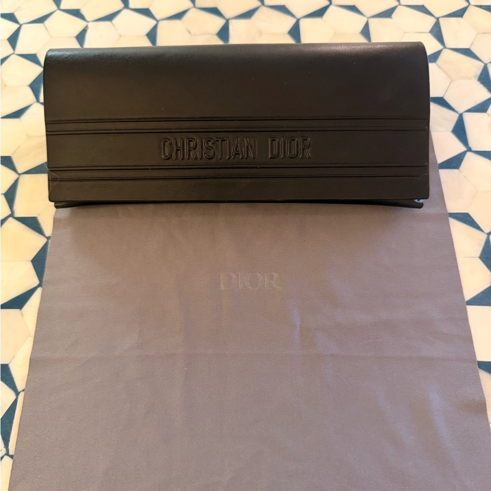 Christian Dior Black sunglass case